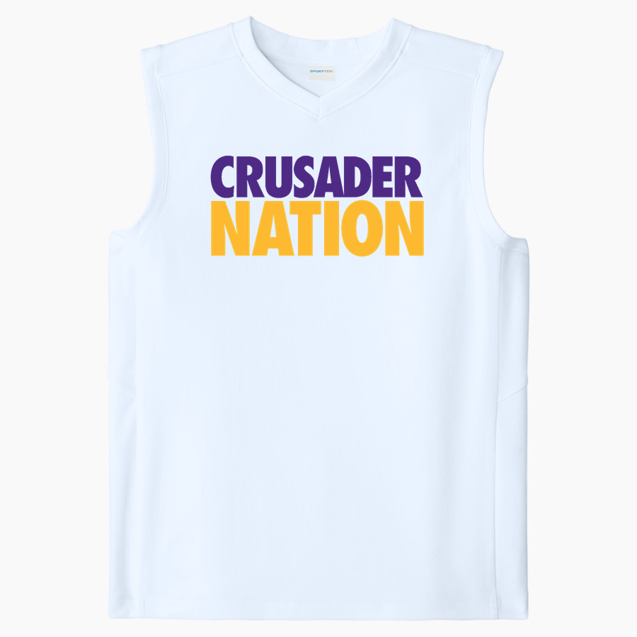 Holy Cross Crusaders <span class="pdp-name-mascot">Holy Cross School Crusaders</span> Sport-Tek Youth Club Sleeveless V-Neck