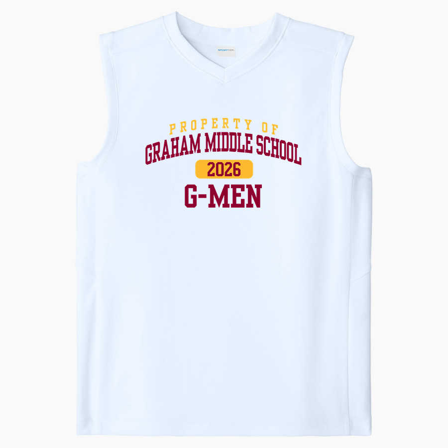 Graham G-men <span class="pdp-name-mascot">Graham G-men</span> Sport-Tek Youth Club Sleeveless V-Neck