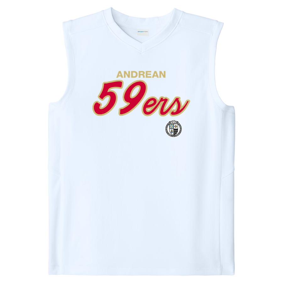 Andrean 59ers <span class="pdp-name-mascot">Andrean 59ers</span> Sport-Tek Youth Club Sleeveless V-Neck