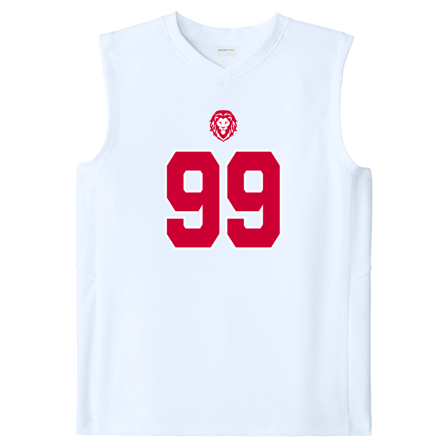 Redeemer Redwood City <span class="pdp-name-mascot">Redeemer Lutheran Lions</span> Sport-Tek Youth Club Sleeveless V-Neck
