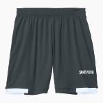 Saint Peter High School SAINTS ONLINE STORE <span class="pdp-name-mascot">Saint Peter Saints</span> Sport-Tek Youth Club 5in Short Front Thumbnail