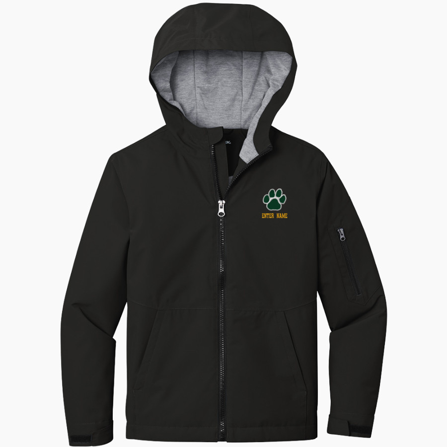 Catholic High home of the Cubs <span class="pdp-name-mascot">Catholic High Cubs</span> Sport-Tek Youth Waterproof Insulated Jacket