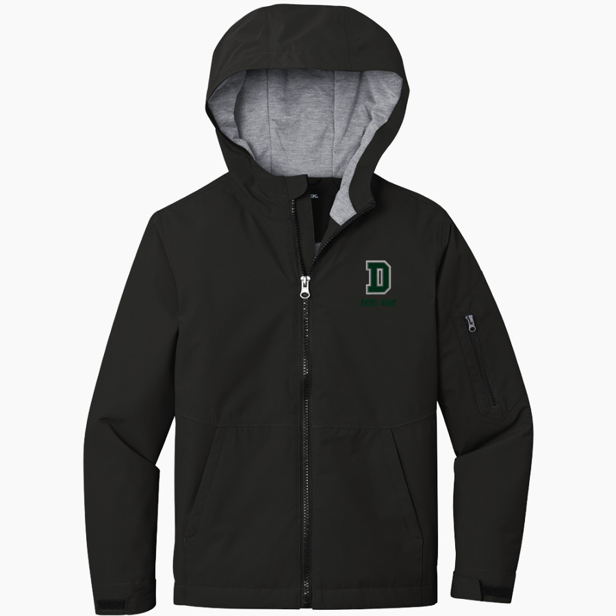 DINUBA HIGH SCHOOL EMPERORS Sport-Tek Youth Waterproof Insulated Jacket