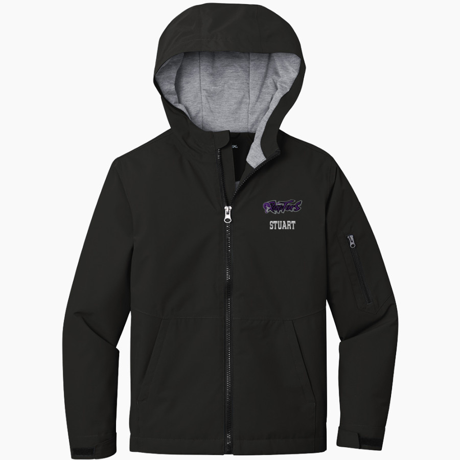 Stuart Raptors <span class="pdp-name-mascot">Stuart Raptors</span> Sport-Tek Youth Waterproof Insulated Jacket
