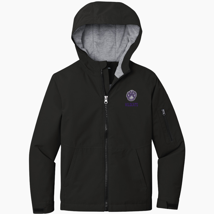 PHILLIS WHEATLEY HIGH SCHOOL WILDCATS <span class="pdp-name-mascot">WHEATLEY WILDCATS</span> Sport-Tek Youth Waterproof Insulated Jacket