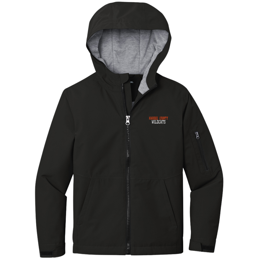 HARDEE COUNTY HIGH SCHOOL WILDCATS <span class="pdp-name-mascot">HARDEE COUNTY WILDCATS</span> Sport-Tek Youth Waterproof Insulated Jacket
