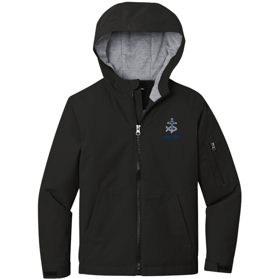 St. Mary Queen of Angels St. Mary <span class="pdp-name-mascot">St. Mary Queen of Angels</span> Sport-Tek Youth Waterproof Insulated Jacket