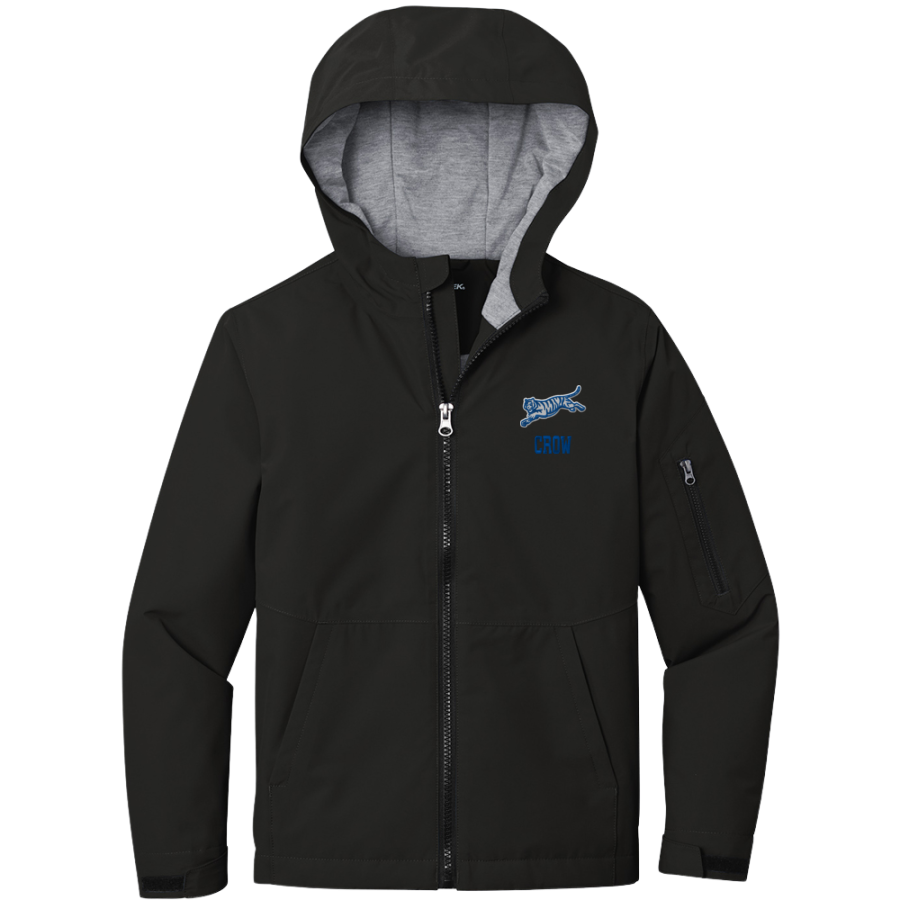 Crow Tigers <span class="pdp-name-mascot">Crow Middle School Tigers</span> Sport-Tek Youth Waterproof Insulated Jacket