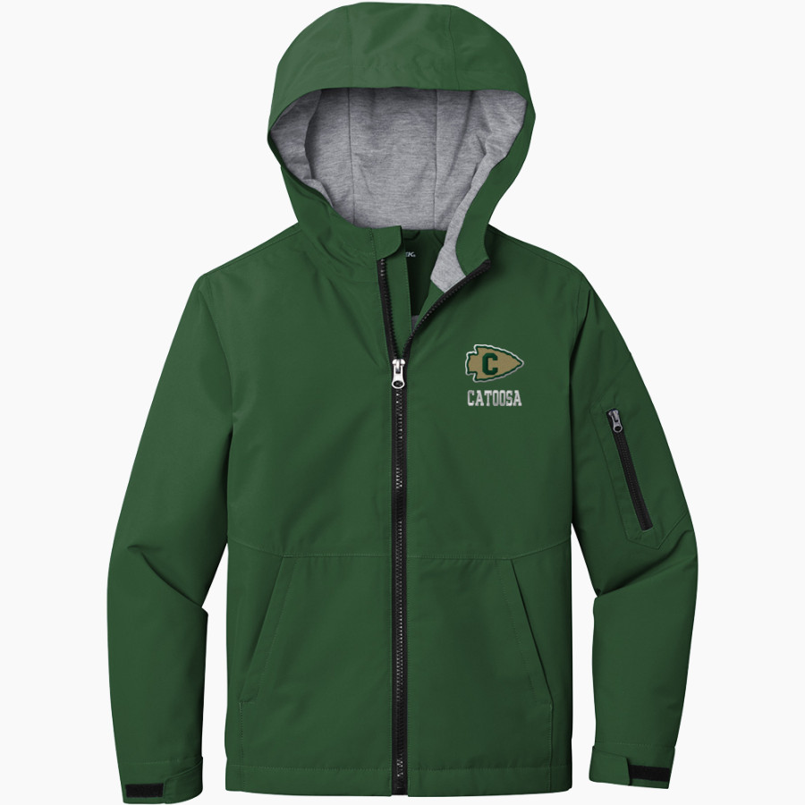 CATOOSA HIGH SCHOOL INDIANS <span class="pdp-name-mascot">CATOOSA INDIANS</span> Sport-Tek Youth Waterproof Insulated Jacket