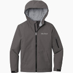Bike First! Inclusion Matters! <span class="pdp-name-mascot">Bike First!</span> Sport-Tek Youth Waterproof Insulated Jacket Front Thumbnail