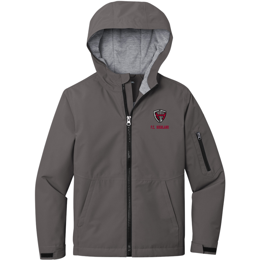 F.C. HIGHLAND F.C. HIGHLAND <span class="pdp-name-mascot">F.C. HIGHLAND</span> Sport-Tek Youth Waterproof Insulated Jacket