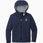Brandeis Judges Online Store <span class="pdp-name-mascot">Brandeis Judges</span> Sport-Tek Youth Waterproof Insulated Jacket Front Thumbnail