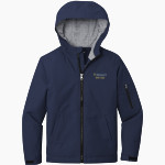 Wingate University Bulldogs <span class="pdp-name-mascot">Wingate Bulldogs</span> Sport-Tek Youth Waterproof Insulated Jacket Front Thumbnail