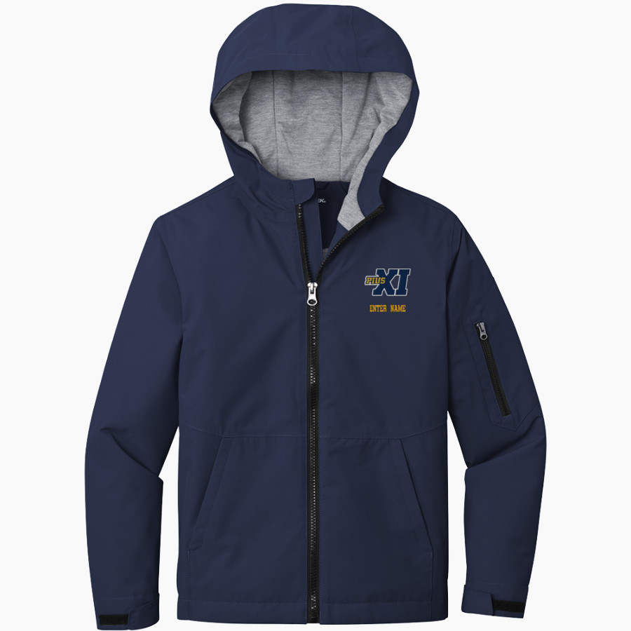 Pius XI Catholic High School Official Online Store <span class="pdp-name-mascot">Pius XI Popes</span> Sport-Tek Youth Waterproof Insulated Jacket