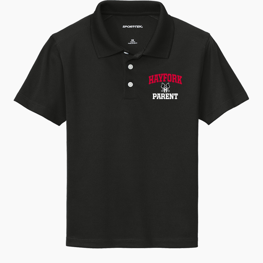 Hayfork Timberjacks Sport-Tek Youth UV Micropique Polo