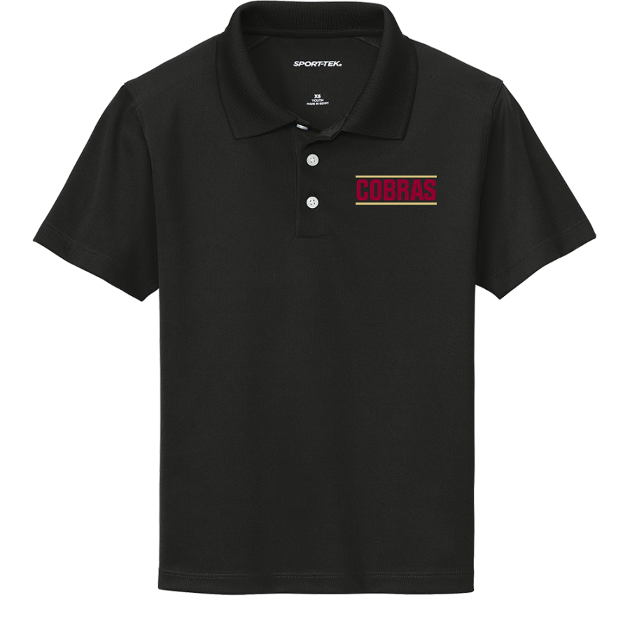 HUDSON HIGH SCHOOL COBRAS <span class="pdp-name-mascot">HUDSON COBRAS</span> Sport-Tek Youth UV Micropique Polo