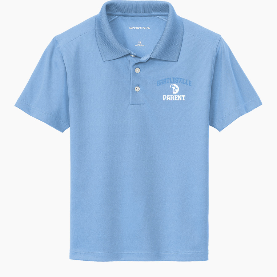 BARTLESVILLE HIGH SCHOOL BRUINS <span class="pdp-name-mascot">BARTLESVILLE BRUINS</span> Sport-Tek Youth UV Micropique Polo