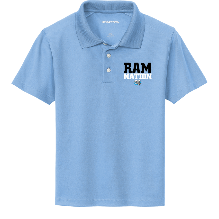 Hutchens Rams <span class="pdp-name-mascot">Hermon Hutchens Rams</span> Sport-Tek Youth UV Micropique Polo