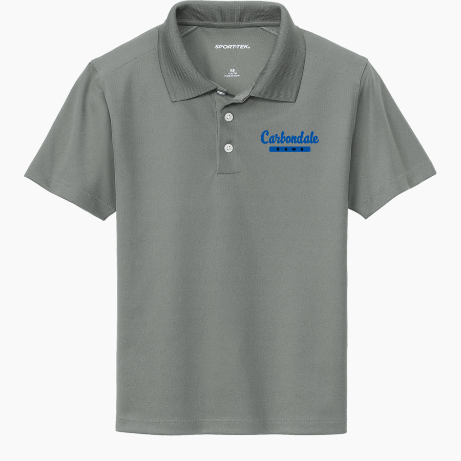 Carbondale Rams <span class="pdp-name-mascot">Carbondale Rams</span> Sport-Tek Youth UV Micropique Polo