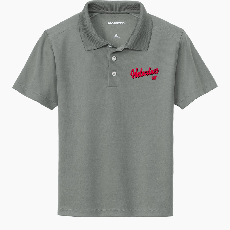 Zachry Wolverines Sport-Tek Youth UV Micropique Polo
