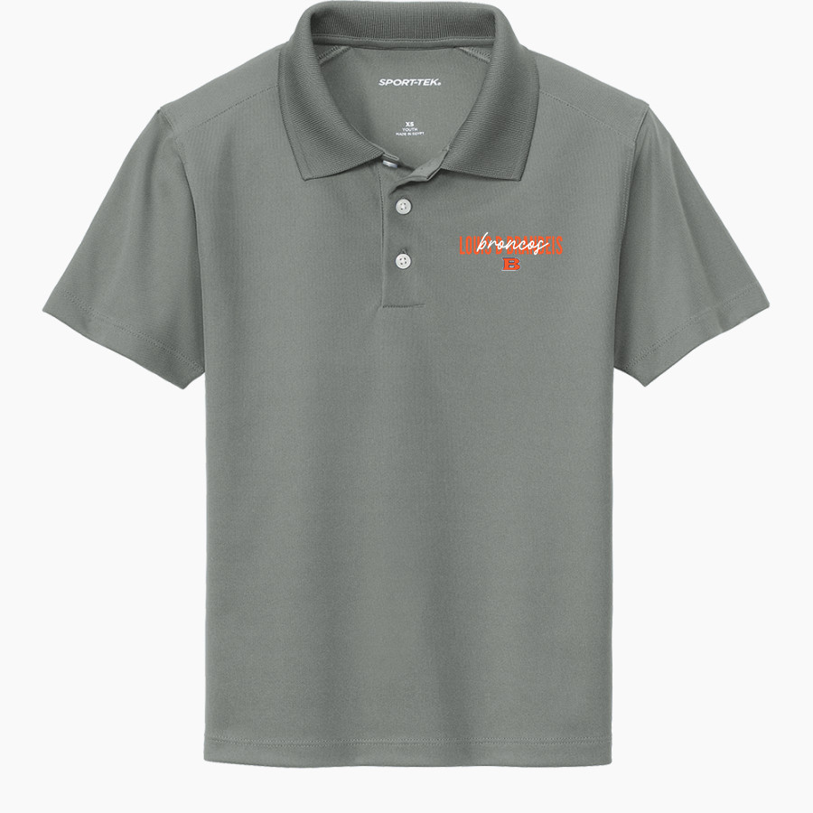 LOUIS D BRANDEIS HIGH SCHOOL BRONCOS <span class="pdp-name-mascot">LOUIS D BRANDEIS BRONCOS</span> Sport-Tek Youth UV Micropique Polo