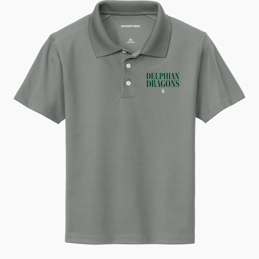 Delphian Dragons Sport-Tek Youth UV Micropique Polo