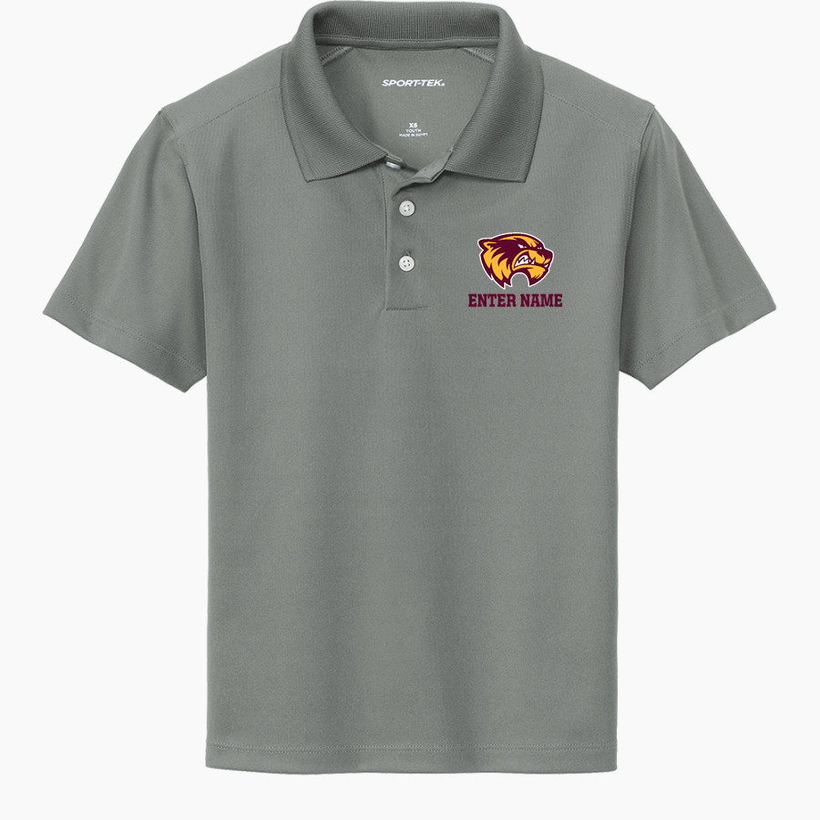 Au Gres-Sims HIGH SCHOOL WOLVERINES <span class="pdp-name-mascot">AU GRES - SIMS WOLVERINES</span> Sport-Tek Youth UV Micropique Polo