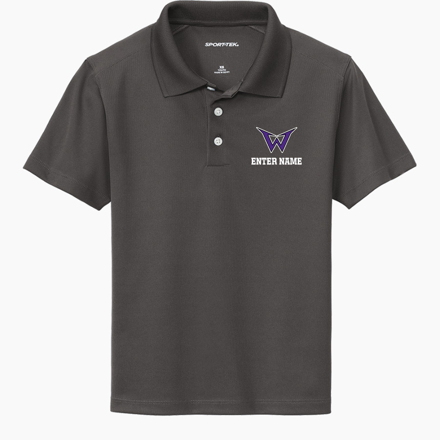 Warrenton Warriors Sport-Tek Youth UV Micropique Polo