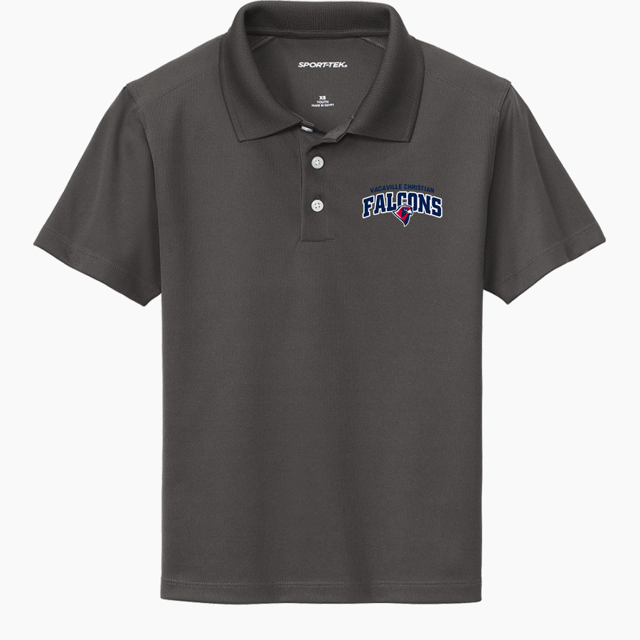 Vacaville Christian Falcons Sport-Tek Youth UV Micropique Polo