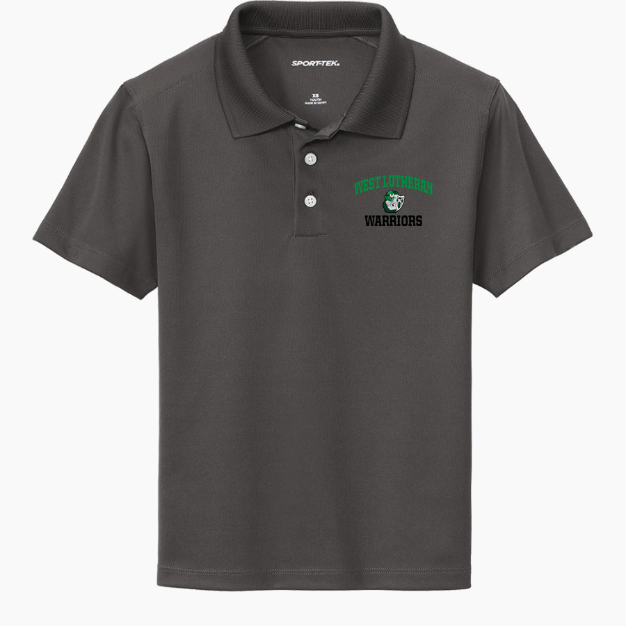 West Lutheran Warriors Sport-Tek Youth UV Micropique Polo