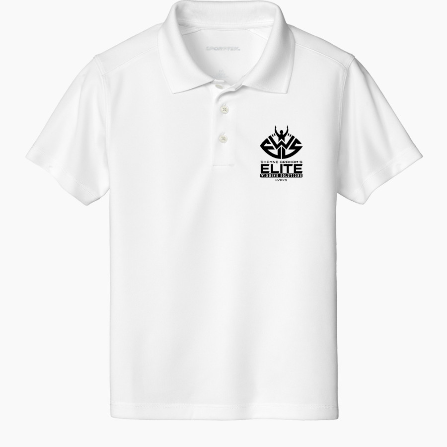 SHAYNE GRAHAM'S ELITE WINNING SOLUTIONS Sport-Tek Youth UV Micropique Polo