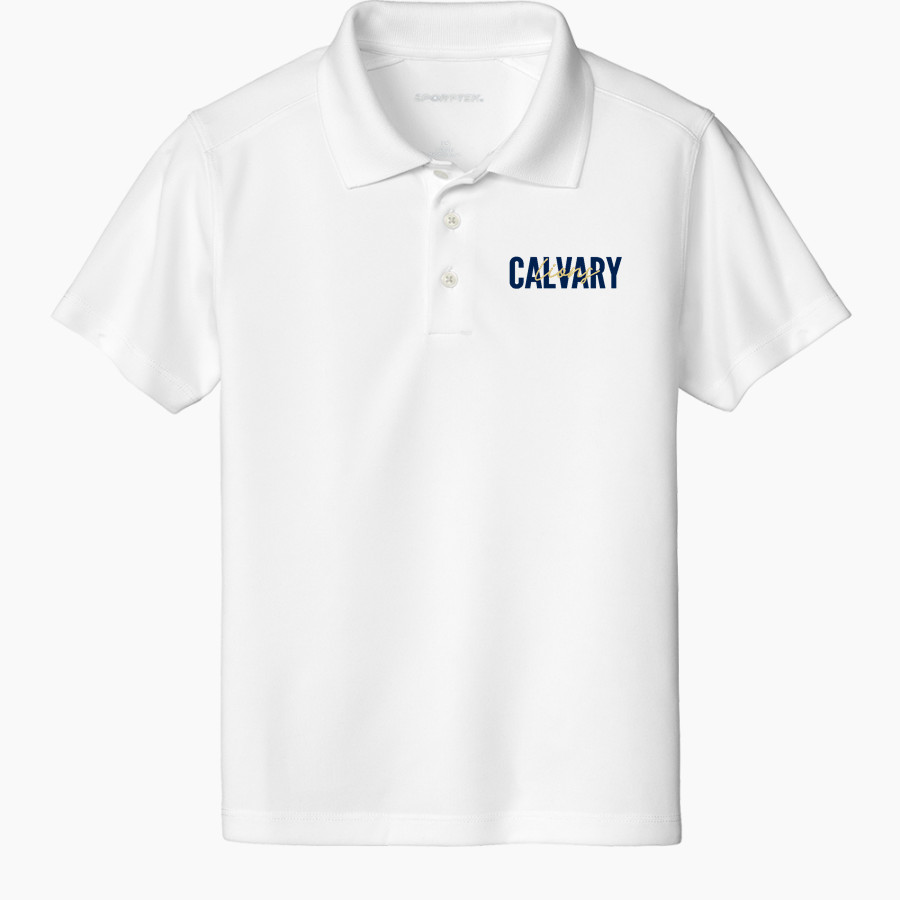 Calvary Lions Sport-Tek Youth UV Micropique Polo