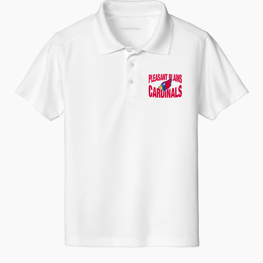 PLEASANT PLAINS HIGH SCHOOL CARDINALS Sport-Tek Youth UV Micropique Polo
