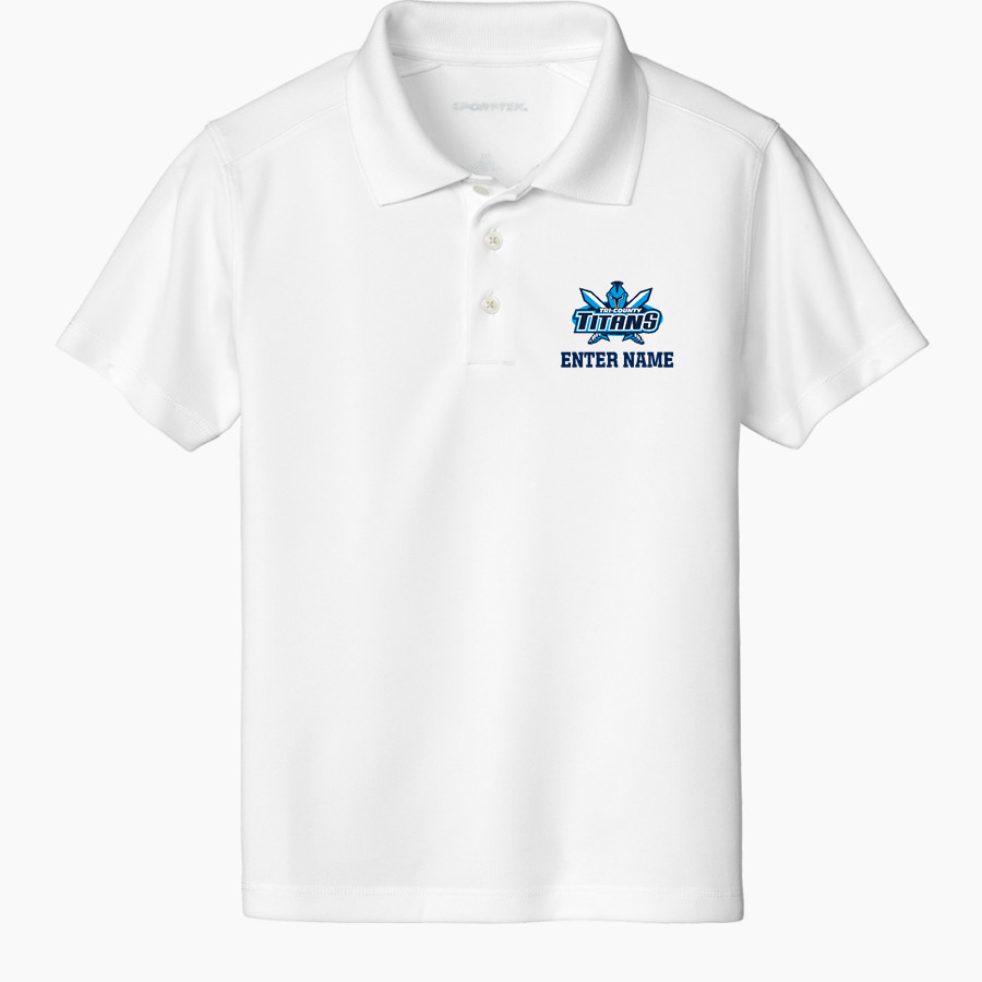 Tri-County Titans <span class="pdp-name-mascot">Tri-County Titans</span> Sport-Tek Youth UV Micropique Polo