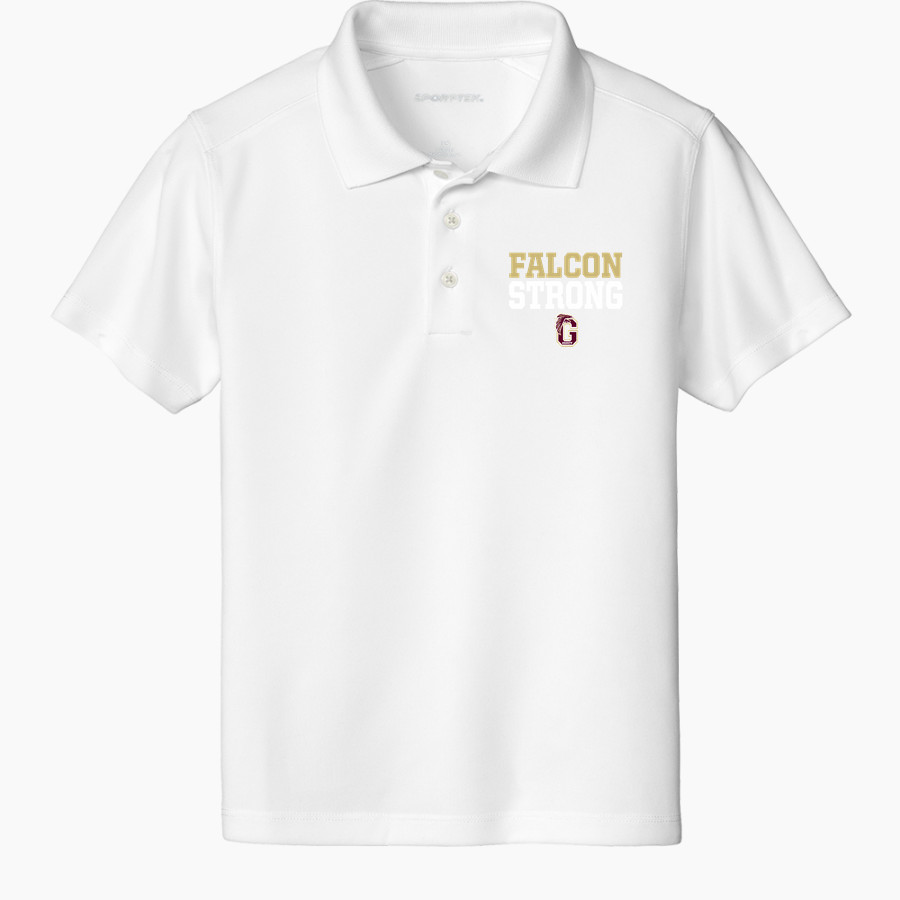WM E GRADY VOC TECH SCHOOL FALCONS <span class="pdp-name-mascot">GRADY HIGH SCHOOL FALCONS</span> Sport-Tek Youth UV Micropique Polo