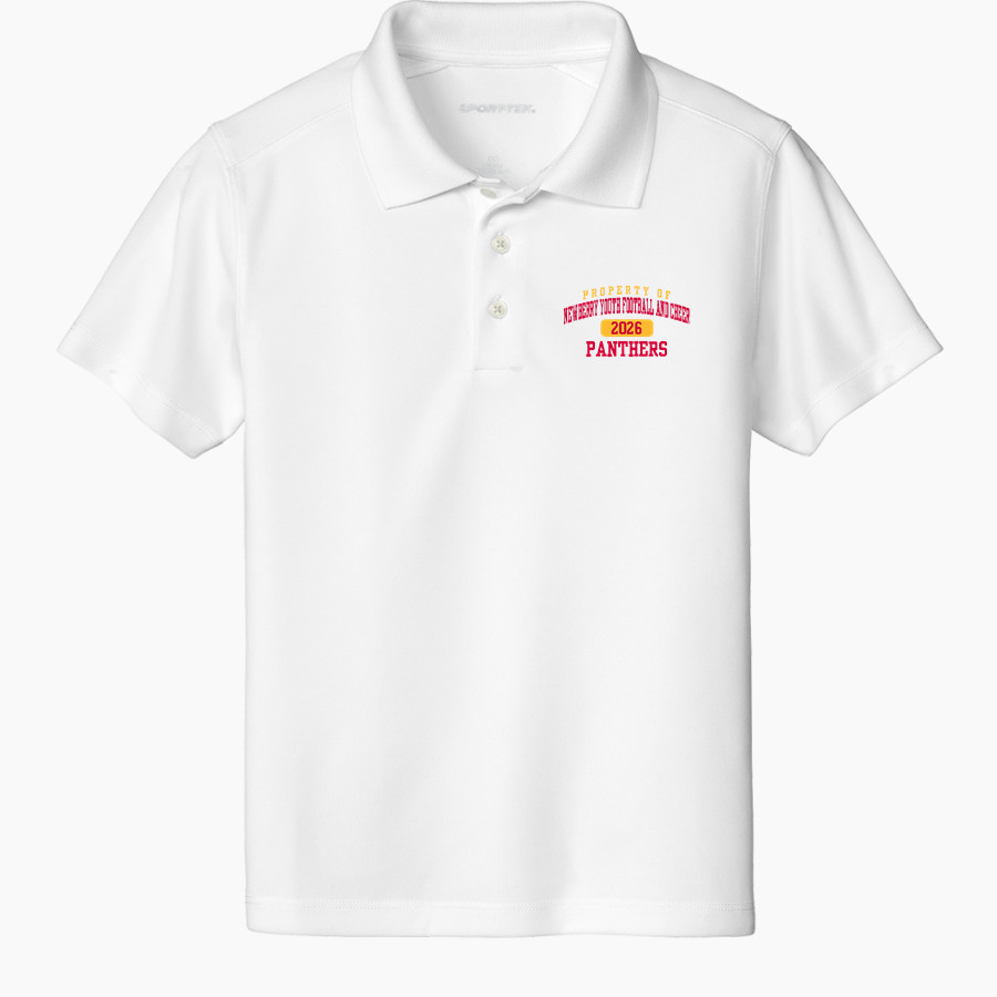 Newberry Youth Football And Cheer Panthers <span class="pdp-name-mascot">Newberry Youth Football And Cheer Panthers</span> Sport-Tek Youth UV Micropique Polo