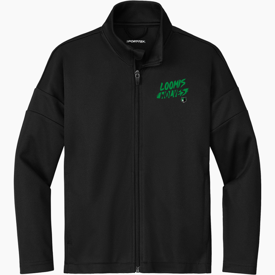 LOOMIS HIGH SCHOOL WOLVES <span class="pdp-name-mascot">LOOMIS WOLVES</span> Sport-Tek Youth Travel Full-Zip Jacket