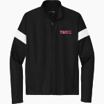 Vassar Brewers <span class="pdp-name-mascot">Vassar College Brewers</span> Sport-Tek Youth Travel Full-Zip Jacket Front Thumbnail