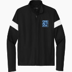 BARTLESVILLE HIGH SCHOOL BRUINS Sport-Tek Youth Travel Full-Zip Jacket Front Thumbnail