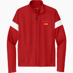 Newberry Youth Football And Cheer Panthers <span class="pdp-name-mascot">Newberry Youth Football And Cheer Panthers</span> Sport-Tek Youth Travel Full-Zip Jacket Front Thumbnail