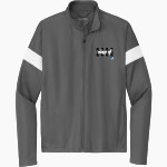 UAH Chargers <span class="pdp-name-mascot">University of Alabama Chargers</span> Sport-Tek Youth Travel Full-Zip Jacket Front Thumbnail