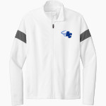 Brevard College Tornados Online Store <span class="pdp-name-mascot">Brevard Tornados</span> Sport-Tek Youth Travel Full-Zip Jacket Front Thumbnail