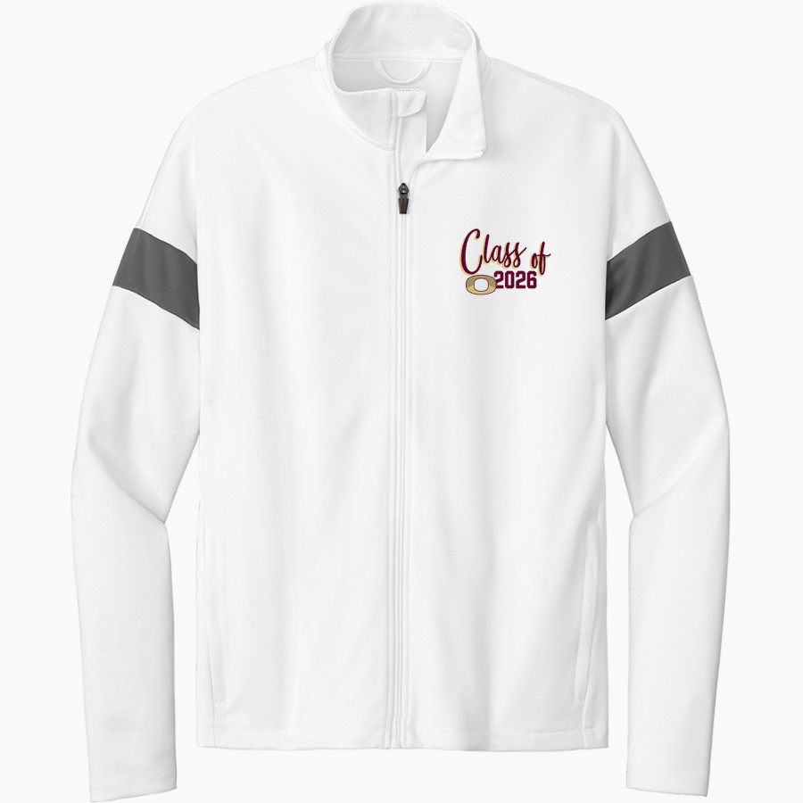 Omro School District Sideline Store <span class="pdp-name-mascot">OMRO FOXES</span> Sport-Tek Youth Travel Full-Zip Jacket