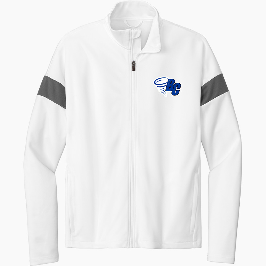 Brevard College Tornados Online Store <span class="pdp-name-mascot">Brevard Tornados</span> Sport-Tek Youth Travel Full-Zip Jacket