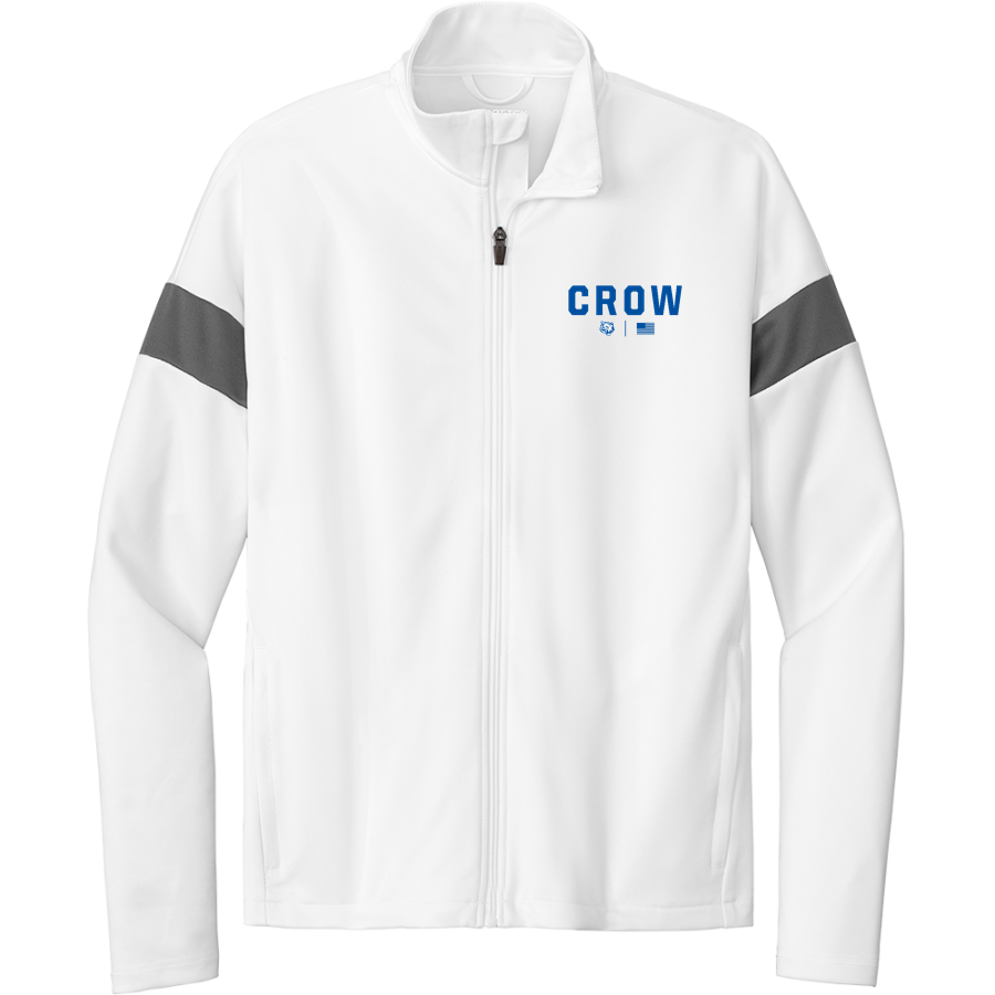 Crow Tigers <span class="pdp-name-mascot">Crow Middle School Tigers</span> Sport-Tek Youth Travel Full-Zip Jacket