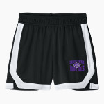 BAY CITY CENTRAL HIGH SCHOOL WOLVES Sport-Tek Youth Rival Basketball 5" Short Front Thumbnail