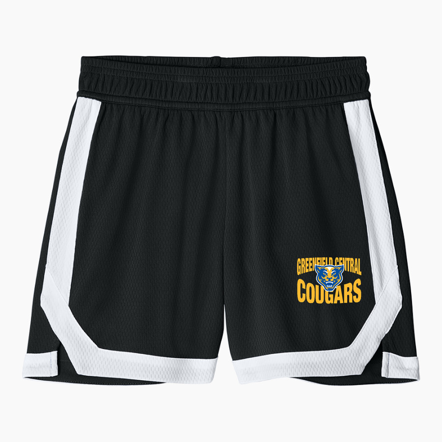 Greenfield Central Cougars Online Store <span class="pdp-name-mascot">Greenfield-Central Cougars</span> Sport-Tek Youth Rival Basketball 5" Short