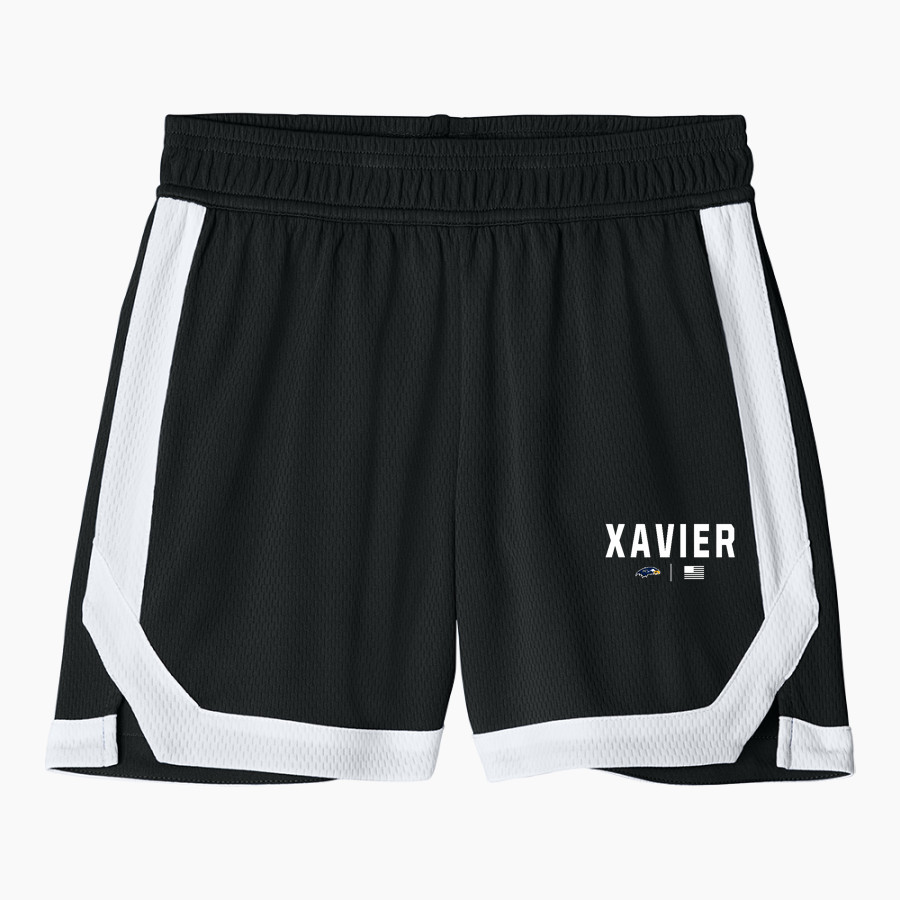XAVIER HIGH SCHOOL HAWKS Sport-Tek Youth Rival Basketball 5" Short