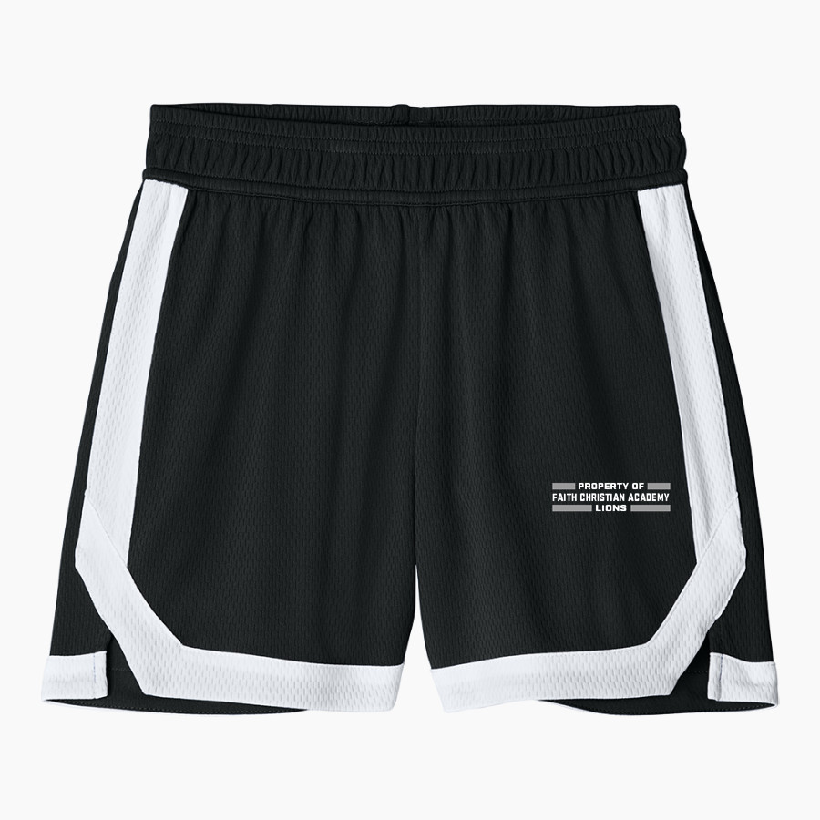 FAITH CHRISTIAN ACADEMY LIONS <span class="pdp-name-mascot">FAITH LIONS</span> Sport-Tek Youth Rival Basketball 5" Short