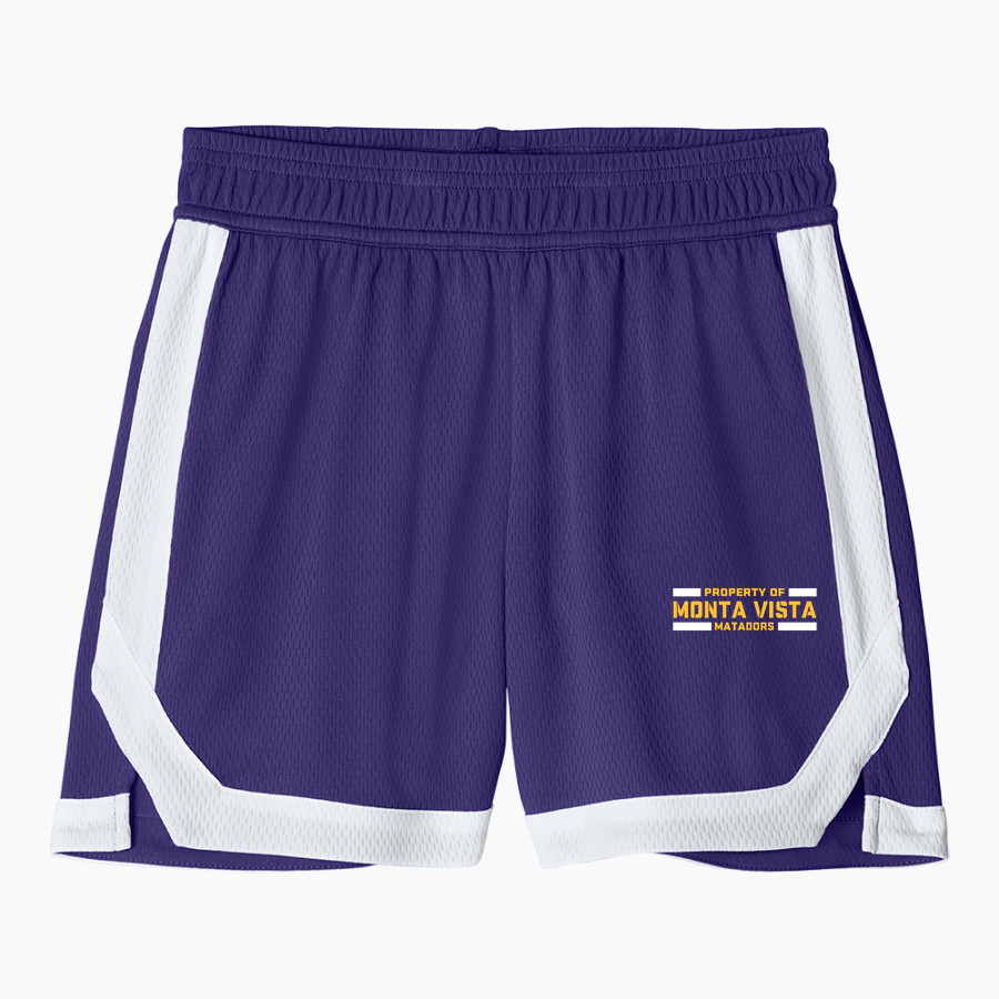 Monta Vista Matadors Sport-Tek Youth Rival Basketball 5" Short